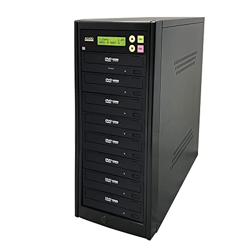 1 to 7 24X Burner CD DVD Duplicator Standalone Tower Using The Controller