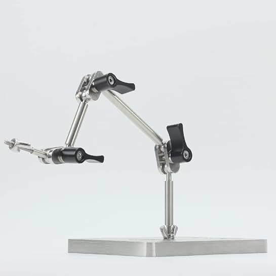 Stop Motion Rig with Strong Third Hand and Soldering Station