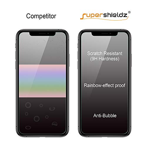 (2 Pack) Designed for iPhone 11 and iPhone XR (6.1 inch) Tempered Glass Screen Protector with (Easy Installation Tray) Anti Scratch, Bubble Free