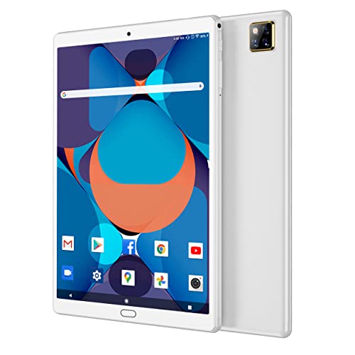 10 inch Tablet, Android 11 Tablets, GMS Tablet with 4+64GB Storage, IPS Full HD Screen, 6000mAh Battery, 13MP Camera Support 5.0 Bluetooth, Dual Band WiFi 5Ghz+2.4Ghz, Tablet PC