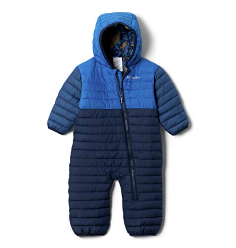 Baby Powder Lite Reversible Bunting, Coll Navy/Bright Indigo/Night Tide, 0/3
