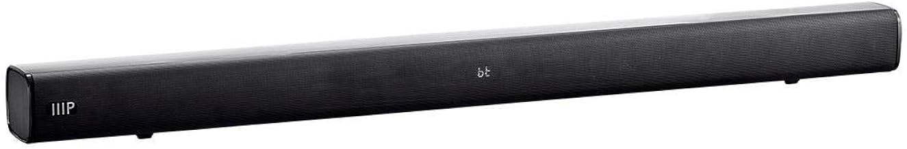 Black 36-Inch 2.1 Soundbar with Subwoofer and Remote
