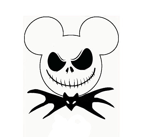 Black Jack Mickey Deadmou5e Vinyl Sticker, 5.5 x 5.5 in