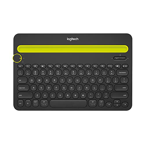 K480 Wireless Multi-Device Keyboard for Windows, macOS, iPadOS, Android or Chrome OS, Bluetooth, Compact, Compatible with PC, Mac, Laptop, Smartphone, Tablet - Black