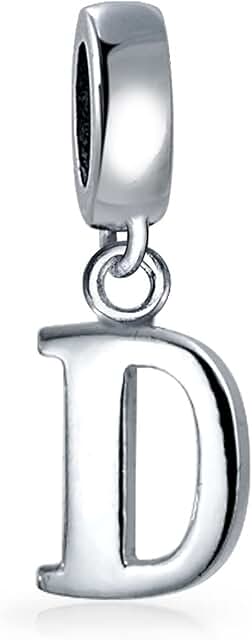 Personalized Sterling Silver Alphabet Charm for Women