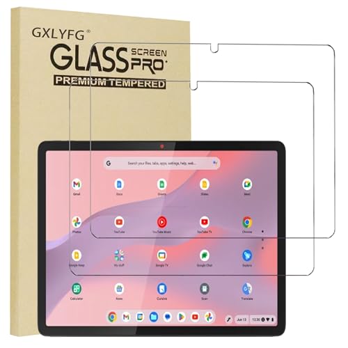 Two 11-inch tempered glass screen protectors with full coverage