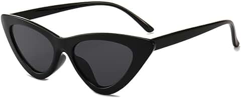 Women Cat Eye Retro Narrow Frame Sunglasses