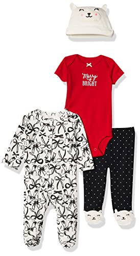 Baby Girls' 4 Pc Sets 126g404, Holiday, NB