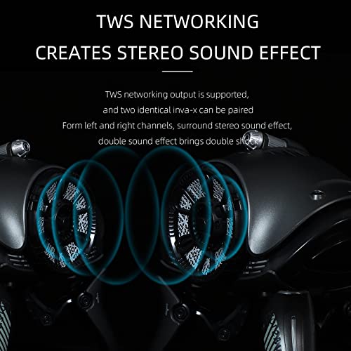 Bluetooth Speaker-Invasive Species Shaped Desk Speakers Wireless Subwoofer Machine with LED Light Effect Suitable for Computer/TV/Mobile Phone (Black Green Light)