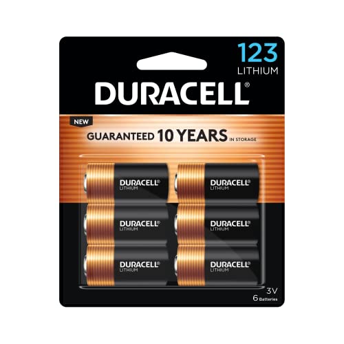 CR123A 3V Lithium Battery Pack of 6