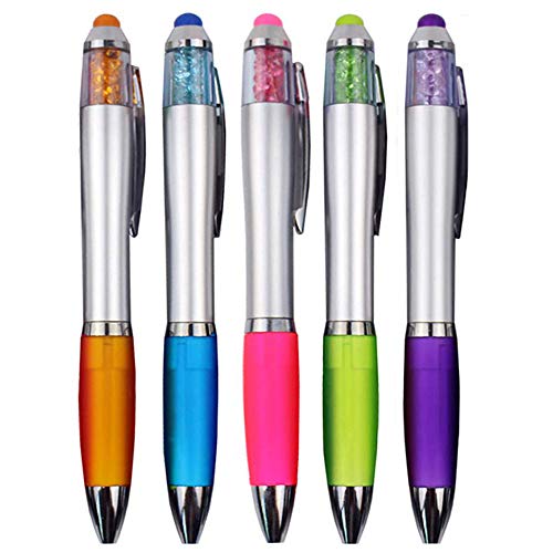 Stylus Pens with Crystals and Comfort Grip, 8 Pack