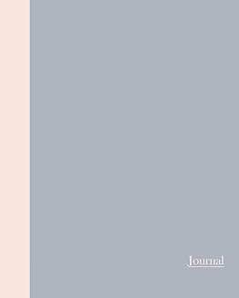 Grey and pink 8x10 graph journal