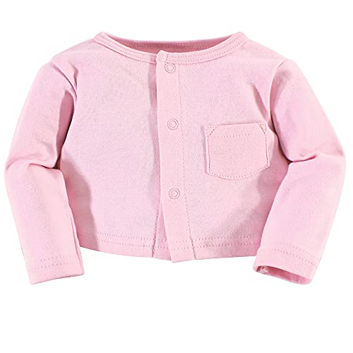 Girl Cotton Dress, Cardigan and Shoe Set, T e, 0-3 Months