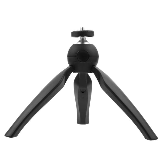 1/4 Screw Ball Head Smart Phone Holder Mini Tripod Mount Projector Bracket Selfie Stick for Gopro DSLR Camera (Black)