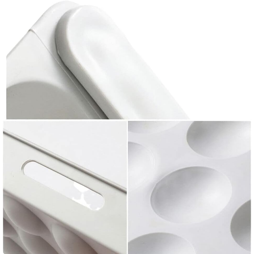 MODAIO-Large Egg Holder Shelf 10.16 x 7.09 x 2.36 inch