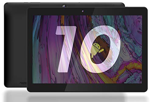 10 Inch Android 10 OS Google Tablet by Dual Cameras HD 1280 x 800 IPS Display 2GB RAM 32GB Storage Bluetooth GPS