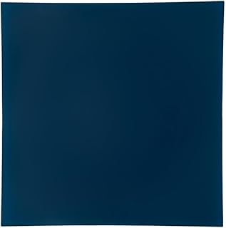 Blue 13-inch square disposable dinner plates, set of 4