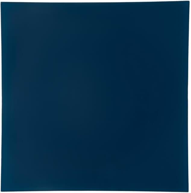 Blue 13-inch square disposable dinner plates, set of 4
