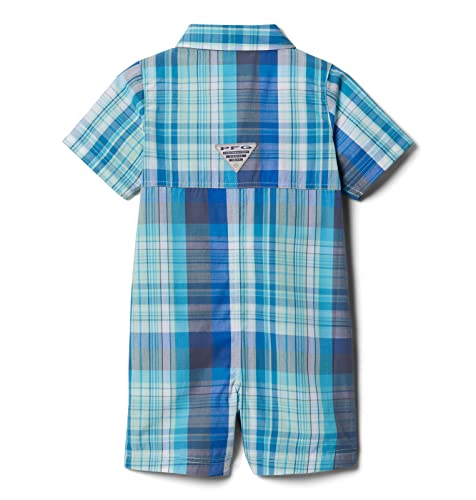 Baby Bonehead Romper, Atoll Mid Day Madras, 0/3
