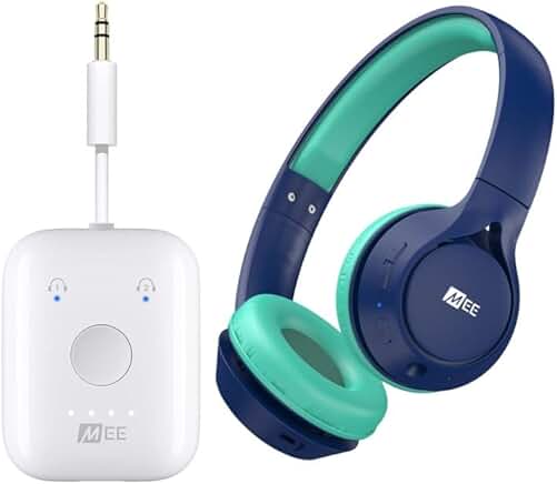 Wireless Bluetooth Audio Transmitter and Kids Headphones Bundle