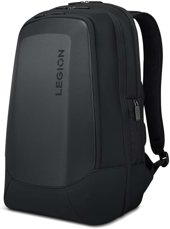 17-inch armored gaming laptop backpack with double layers and storage