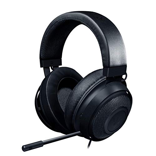 Kraken Gaming Headset: Lightweight Aluminum Frame - Retractable Noise Isolating Microphone - For PC, PS4, PS5, Switch, Xbox One, Xbox Series X & S, Mobile - 3.5 mm Headphone Jack - Classic Black