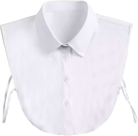 Women’s Solid Color Faux Collar Blouse