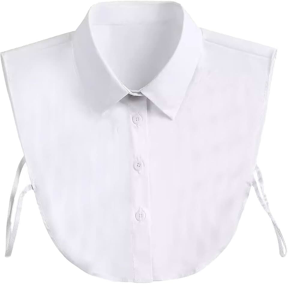 Women’s Solid Color Faux Collar Blouse