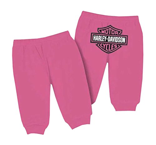 Baby Girls' Glitter Bar & Shield Pants, Pink 4000603 (3/6M)