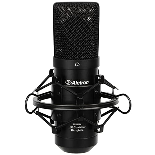 T200 HD Webcam 1080p 30FPS Widescreen Mode, Autofocus System, Hi-Speed USB 2.0 - Bundle with Alctron UM900 USB Condenser Microphone, Studio Monitor Headphones