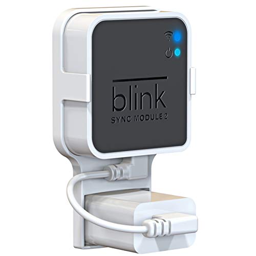 Outlet wall mount for Blink Sync Module 2, indoor and outdoor camera holder
