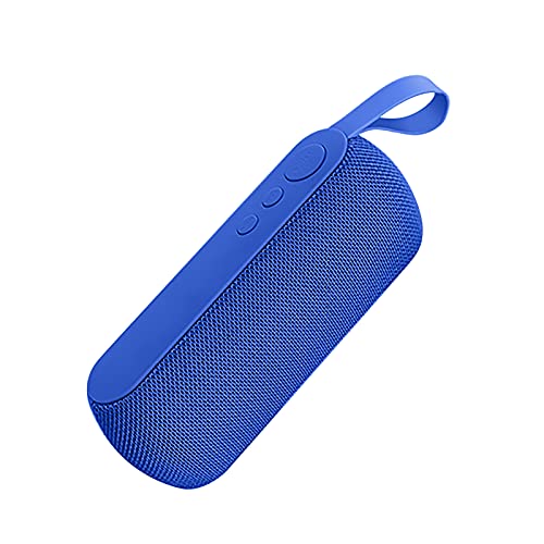 Bluetooth Speaker Outdoor Portable Mobile Phone Wireless Bluetooth Speaker Card Subwoofer Computer Mini Wireless Cloth Network Bass Speaker Blue