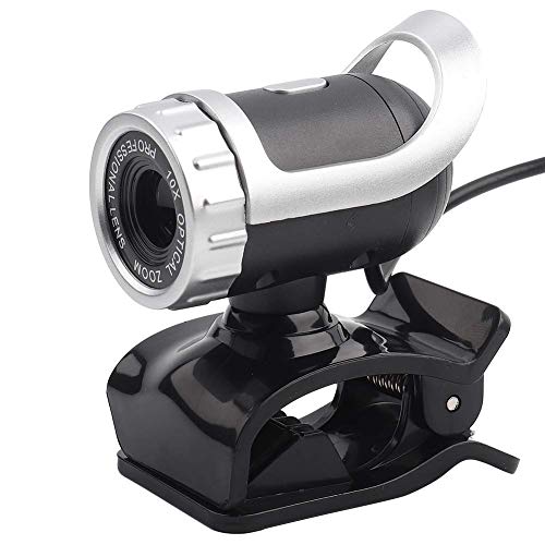 HD Pro Webcam USB 2.0 Clip-on Web Camera 360 Rotating Built-in Microphone for PC Widescreen Video Calling Desktop Laptop Webcam (#1)