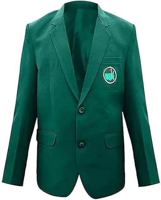 Men's lightweight green casual coat and golf blazer