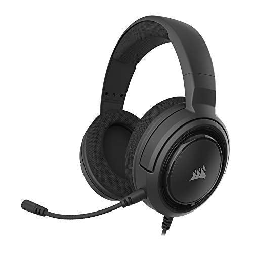 HS45-7.1 Virtual Surround Sound Gaming Headset w/USB DAC - Memory Foam Earcups - Discord - Works with PC, Xbox Series X, Xbox Series S, PS5, PS4, Nintendo Switch, MacOS - Carbon