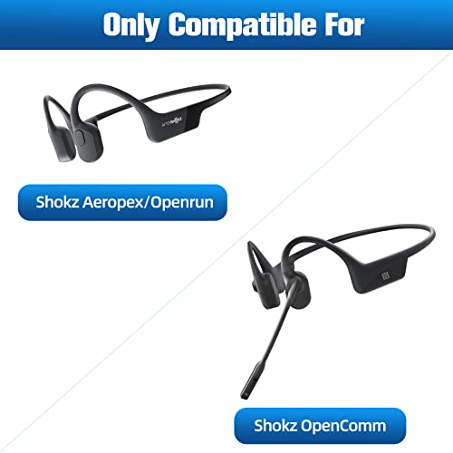 (2-Pack) 3.3ft Charging Cable for Shokz Aeropex/OpenRun, OpenRun Pro & OpenComm (Formerly Known as AfterShokz), Magnetic USB Cable Compatible AfterShokz Bone Conduction Headphone