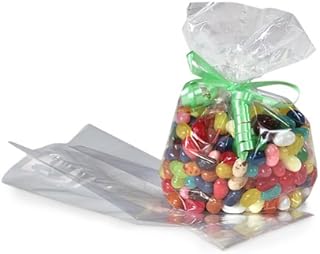 Pack of 1000 clear gusset style cello bags