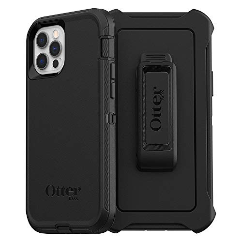 DEFENDER SERIES SCREENLESS EDITION Case for iPhone 12 & iPhone 12 Pro - BLACK
