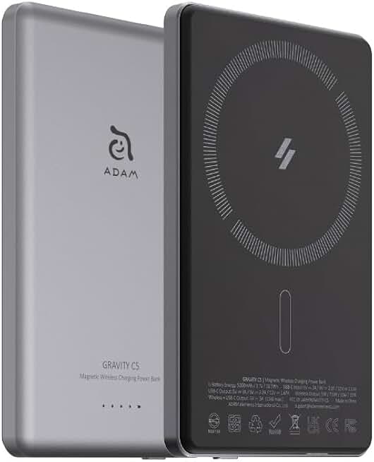 Magnetic Wireless Charger Power Bank for iPhone and AirPods