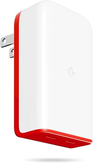 Travel 50W Charger with 2 USB-C Ports and Foldable Prongs