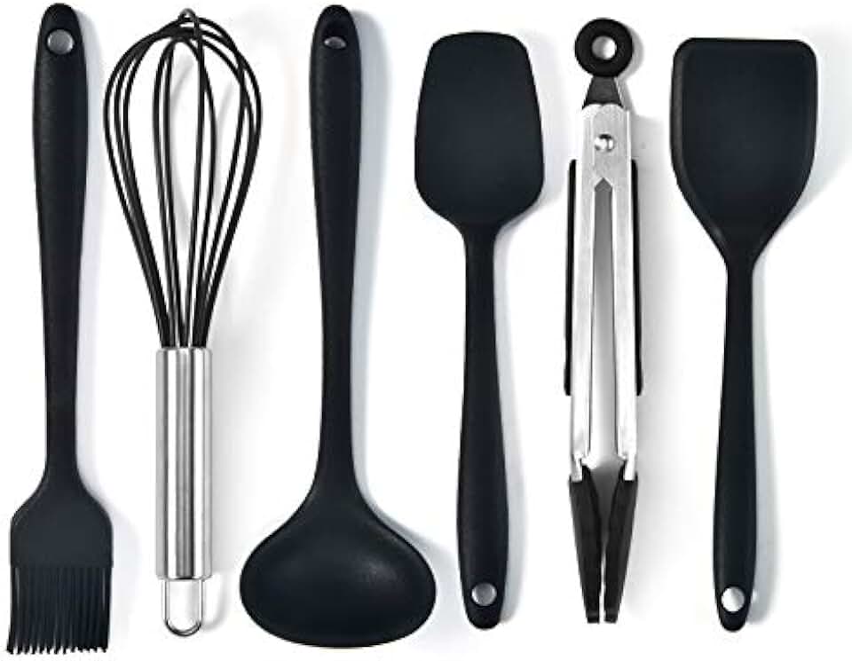 6-Piece Silicone Kitchen Cookware Set