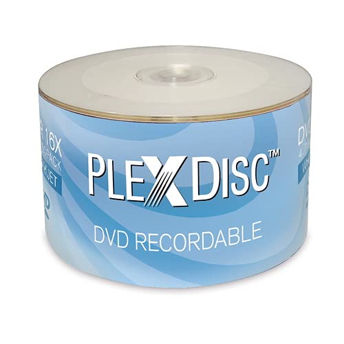 16x 4.7GB White Inkjet Printable DVD-R 50 Disc Spindle