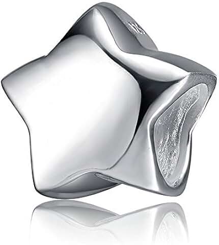 Sterling Silver Star Charm for Bracelets and Necklaces