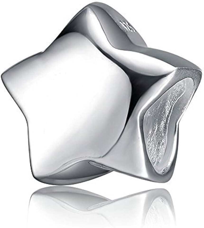 Sterling Silver Star Charm for Bracelets and Necklaces