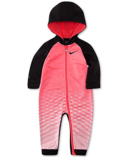 Baby Girls Just Do It Therma Coverall Size 3 Months Racer Pink