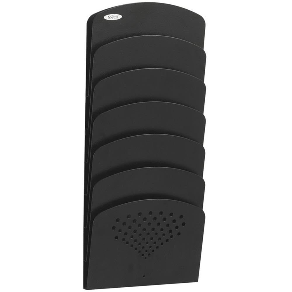 Wall Mounted Literature Organizer with 7 Pockets