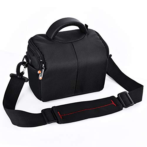 Waterproof Anti-shock Camera Case Bag Compatible for Canon Powershot SX540 SX530 SX60 SX420 HS M5,Nikon Coolpix L340 B500 B700 L330 L840 P610,Panasonic LUMIX FZ80 GX85,Sony a6000 Digital Camera