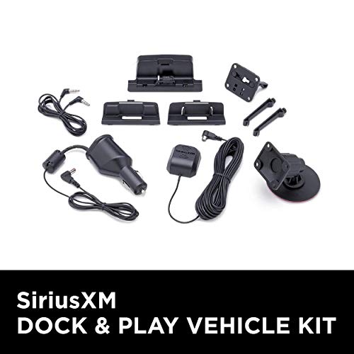 SXDV3 Satellite Radio Vehicle Mounting Kit with Dock and Charging Cable (Black)