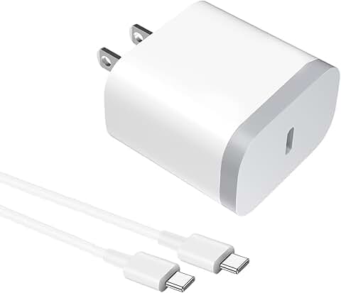 20W USB C Fast Charger with 4FT Cable