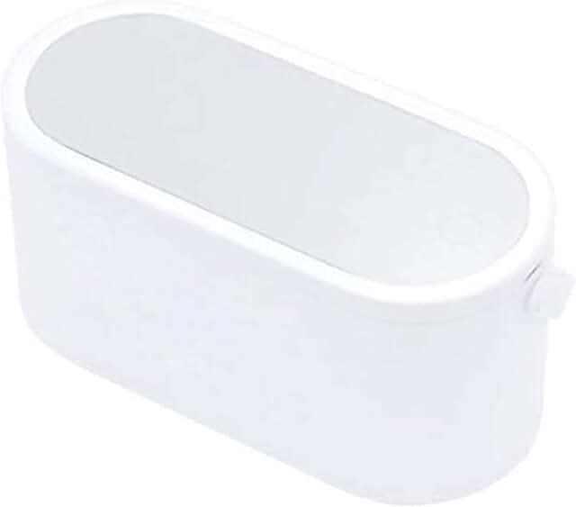 Portable LED Makeup Mirror with Storage and Dimmable Light